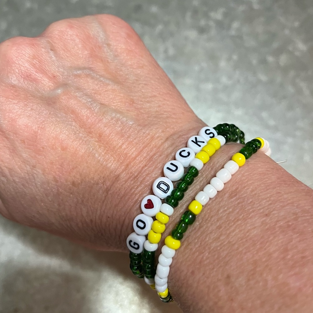 Go Ducks Friendship Bracelet